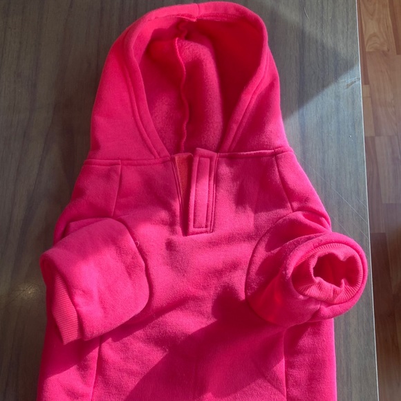 Dog Sweatshirt Hoodie Pink Sweater No Filter - Picture 6 of 10